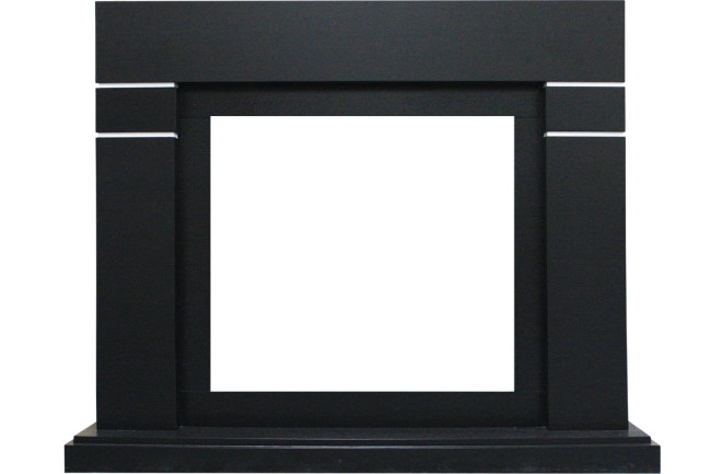 Каминокомплект Lindos - Черный (Высота 985мм) с очагом Emerald 28 в Ижевске