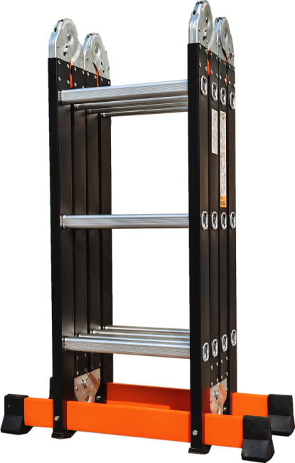 Лестница трансформер стальная, алюминиевые ступени 4x5 TM-505С в Ижевске