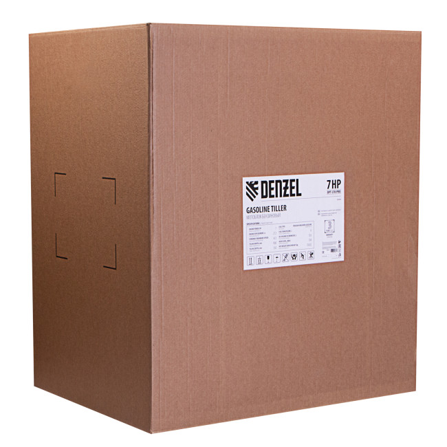 Мотоблок DPT-370-PRO, 7 л.с, ременное сцепление, ширина 90 см, глубина 35 см, фрез 3 х 4, ШОМ, передачи 4В/2Н Denzel в Ижевске