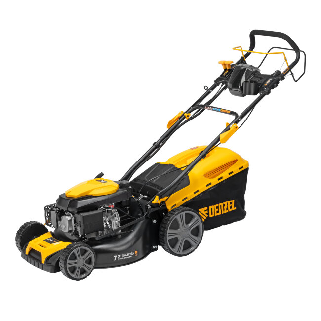 Газонокосилка бензиновая GLD-460SP-VE, 146 см3, шир. 46см, привод, вариатор, эл.старт, 60 л Denzel в Ижевске