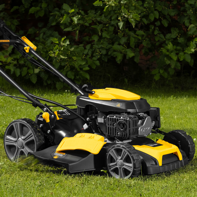 Газонокосилка бензиновая GLD-460SP-VE, 146 см3, шир. 46см, привод, вариатор, эл.старт, 60 л Denzel в Ижевске Газонокосилка бензиновая GLD-460SP-VE, 146 см3, шир. 46см, привод, вариатор, эл.старт, 60 л Denzel в Ижевске