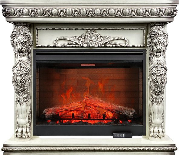 Каминокомплект Windsor - Слоновая кость с патиной с очагом Symphony 30'' DF3020-EU в Ижевске