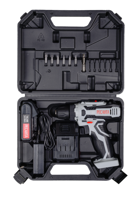 Дрель-шуруповерт аккумуляторная ДА-14-2ЛК Ресанта в Ижевске