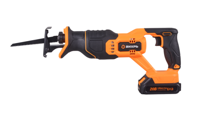 Сабельная пила аккумуляторная Вихрь АСП-20Li (в комплекте 1 АКБ и ЗУ) в Ижевске Сабельная пила аккумуляторная Вихрь АСП-20Li (в комплекте 1 АКБ и ЗУ) в Ижевске