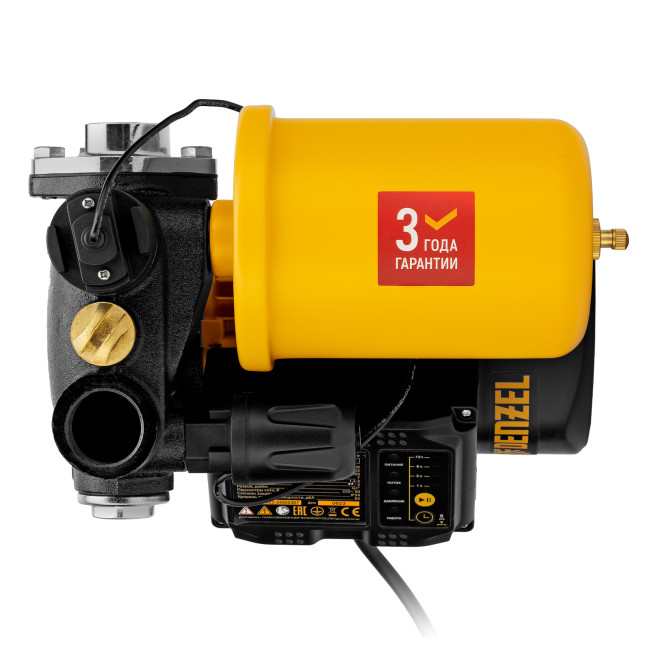 Насосная станция PS500C, 500 Вт, напор 35 м, 2200 л/ч, ресивер 2 л, блок управления Denzel в Ижевске Насосная станция PS500C, 500 Вт, напор 35 м, 2200 л/ч, ресивер 2 л, блок управления Denzel в Ижевске