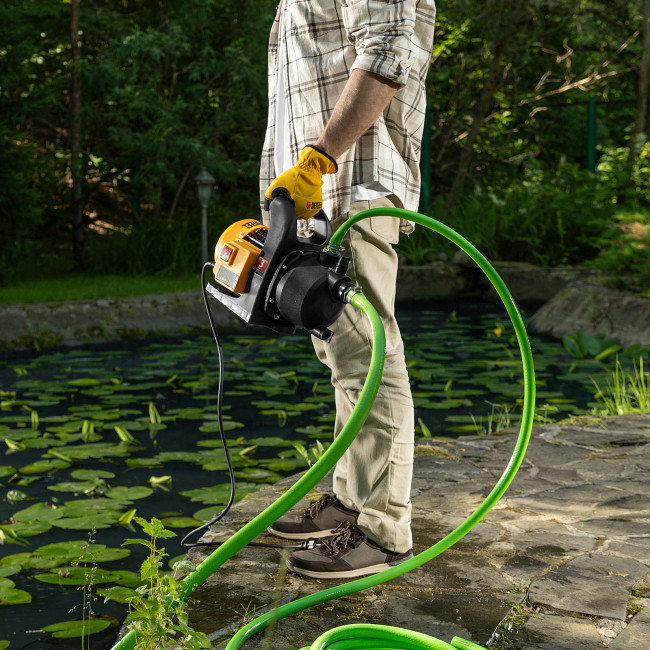 Насосная станция PS500C, 500 Вт, напор 35 м, 2200 л/ч, ресивер 2 л, блок управления Denzel в Ижевске Насосная станция PS500C, 500 Вт, напор 35 м, 2200 л/ч, ресивер 2 л, блок управления Denzel в Ижевске