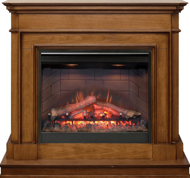Каминокомплект Newport - Орех с очагом Symphony 26'' DF2608-INT в Ижевске