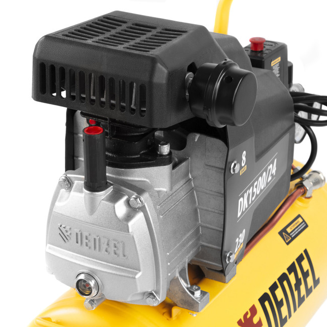 Компрессор воздушный DK1500/24, Х-PRO 1.5 кВт, 230 л/мин, 24 л Denzel в Ижевске