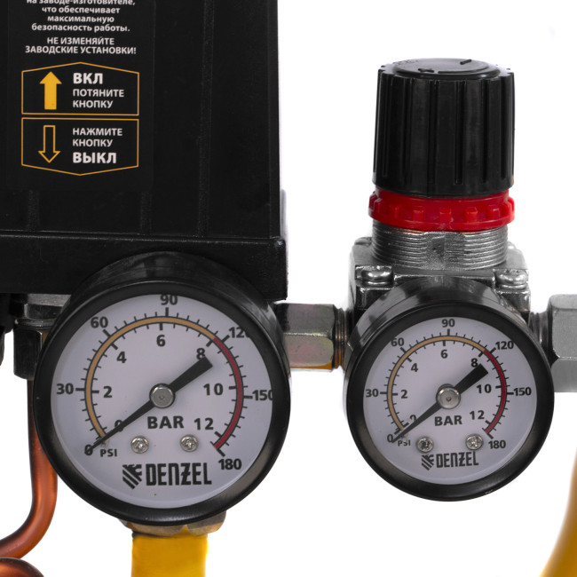 Компрессор воздушный DK1500/24, Х-PRO 1.5 кВт, 230 л/мин, 24 л Denzel в Ижевске