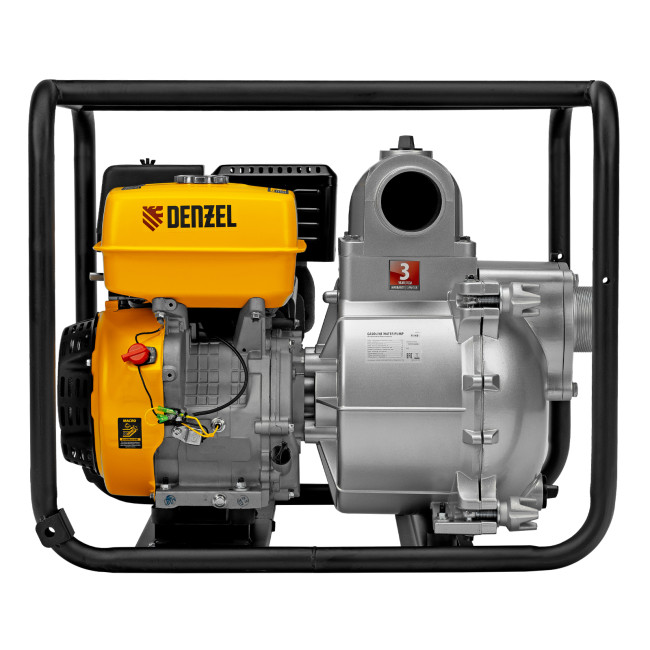 Мотопомпа бензиновая для грязной воды PX-80D, 15 л.с, 3", 1500 л/мин, глубина 8 м , напор 30 м Denzel в Ижевске