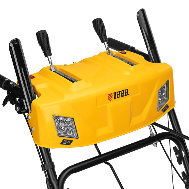 Бензиновая снегоуборочная машина SBM 610DT PRO, 212cc, гусеницы, эл.старт, блок. дифф. Denzel в Ижевске Бензиновая снегоуборочная машина SBM 610DT PRO, 212cc, гусеницы, эл.старт, блок. дифф. Denzel в Ижевске