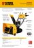 Бензиновая снегоуборочная машина SBM 610DT PRO, 212cc, гусеницы, эл.старт, блок. дифф. Denzel в Ижевске