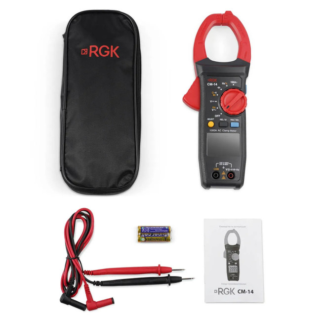Токоизмерительные клещи RGK CM-14 с поверкой в Ижевске Токоизмерительные клещи RGK CM-14 с поверкой в Ижевске