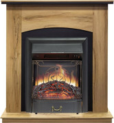 Каминокомплект Barcelona (Разборный) - Дуб галифакс с очагом Majestic FX Black Каминокомплект Barcelona (Разборный) - Дуб галифакс с очагом Majestic FX Black