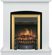 Каминокомплект Barcelona SFT (Разборный) - Белый с очагом Fobos FX Brass Каминокомплект Barcelona SFT (Разборный) - Белый с очагом Fobos FX Brass