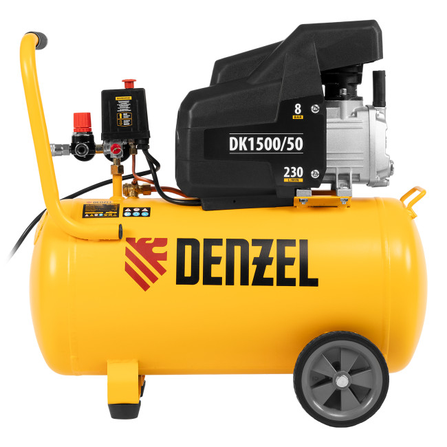 Компрессор воздушный DK1500/50, Х-PRO 1.5 кВт, 230 л/мин, 50 л Denzel в Ижевске