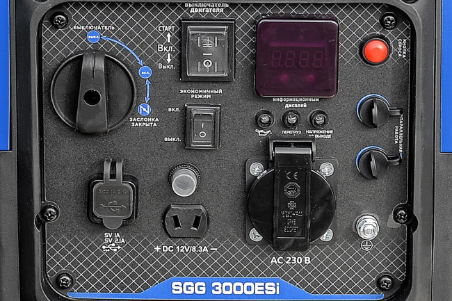 Бензогенератор инверторный SGG 3000ESi (Запуск с кнопки) в Ижевске