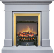 Каминокомплект California STD CRM (Разборный) - Санд смоук с очагом Fobos FX M Brass