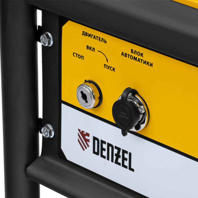 Генератор бензиновый PS-95EA-PRO, 9,5 кВт, 230 В, 40 л, разъём ATS, эл.старт Denzel в Ижевске