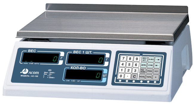 Весы Acom AC-100-10 RS232C в Ижевске