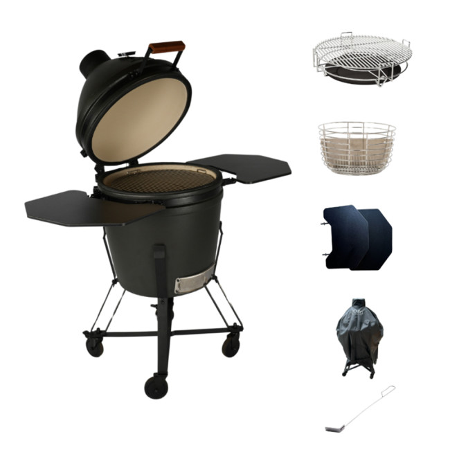 Керамический гриль Coeo Quatro L с тележкой в Ижевске Керамический гриль Coeo Quatro L с тележкой в Ижевске