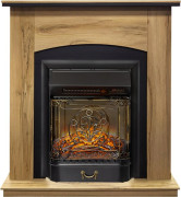Каминокомплект Barcelona (Разборный) - Дуб галифакс с очагом Majestic FX M Black RC Каминокомплект Barcelona (Разборный) - Дуб галифакс с очагом Majestic FX M Black RC