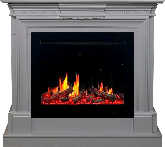 Каминокомплект Chelsea - Grey с очагом 5D V-ART 25 в Ижевске
