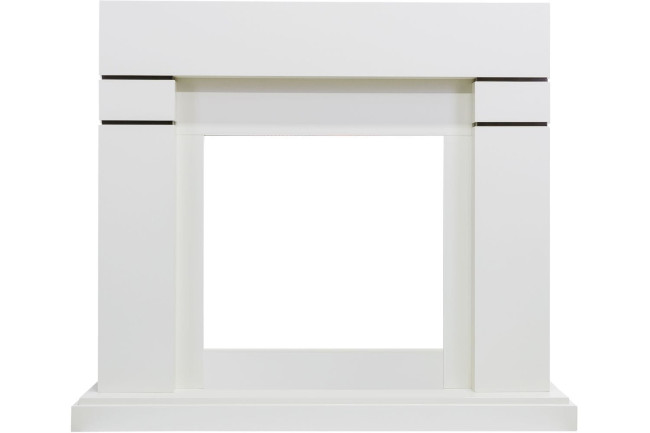 Каминокомплект Lindos - Белый с очагом Jupiter FX New в Ижевске
