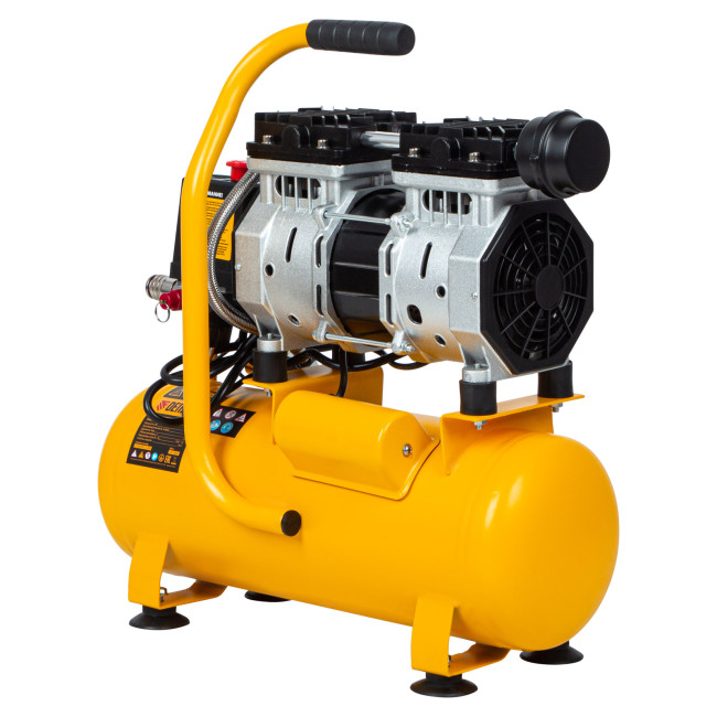 Компрессор DLS650/10 безмаслянный малошумный 650 Вт, 120 л/мин, ресивер 10 л Denzel в Ижевске