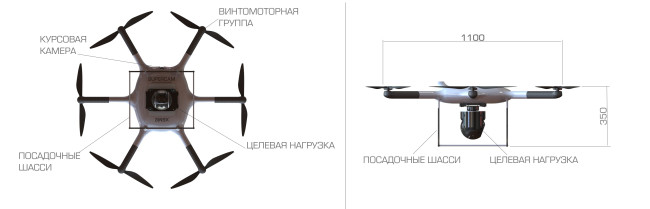 Гексакоптер Supercam X6M2Lidar в Ижевске Гексакоптер Supercam X6M2Lidar в Ижевске