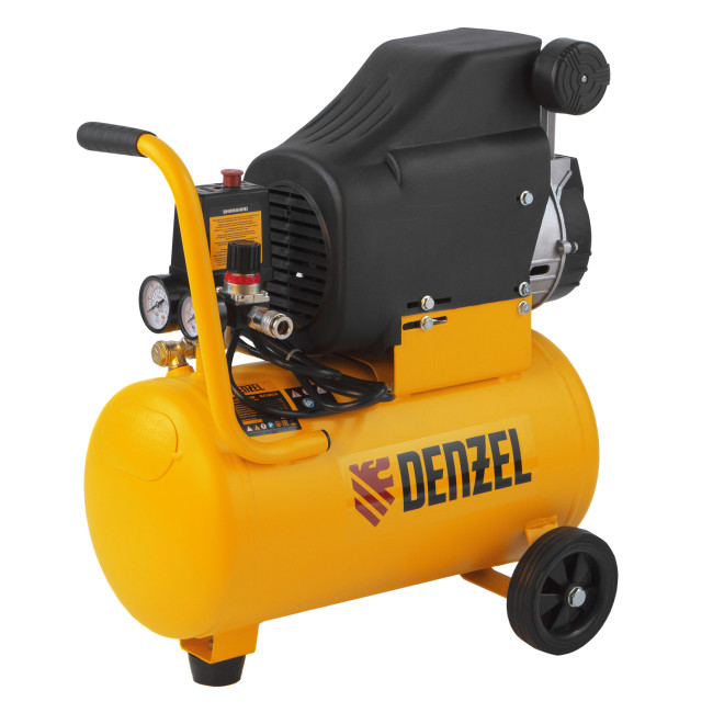 Компрессор воздушный DLC1300/24 безмасляный 1.3 кВт, 24 литра, 206 л/мин Denzel в Ижевске
