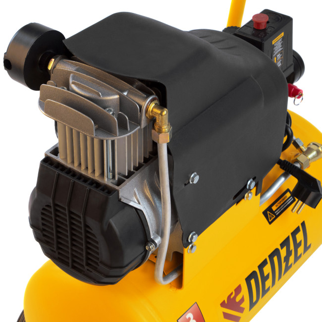 Компрессор воздушный DLC1300/24 безмасляный 1.3 кВт, 24 литра, 206 л/мин Denzel в Ижевске