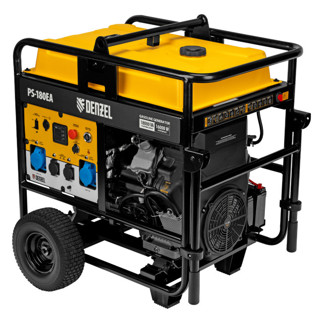 Генератор бензиновый PS-180EA, 18 кВт,230 В, 65л, разъём ATS,эл.старт Denzel в Ижевске