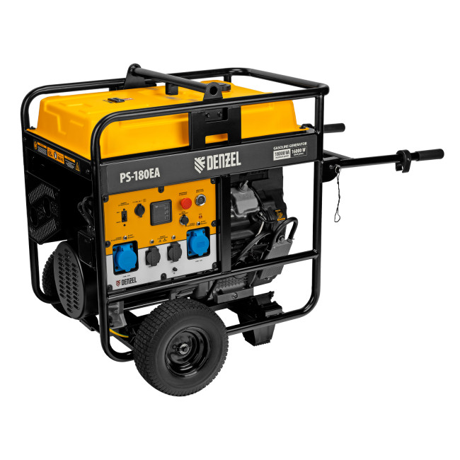 Генератор бензиновый PS-180EA, 18 кВт,230 В, 65л, разъём ATS,эл.старт Denzel в Ижевске