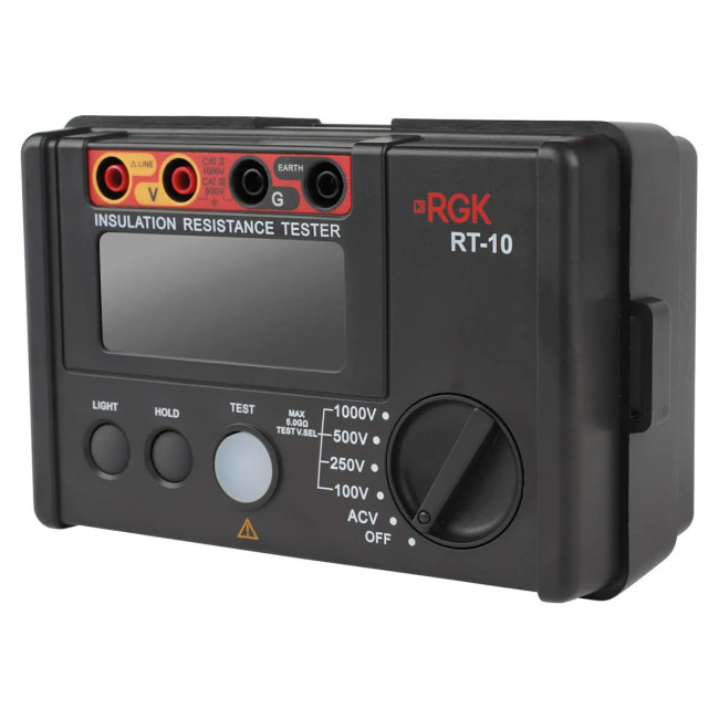 Цифровой мегаомметр RGK RT-10 с поверкой в Ижевске Цифровой мегаомметр RGK RT-10 с поверкой в Ижевске