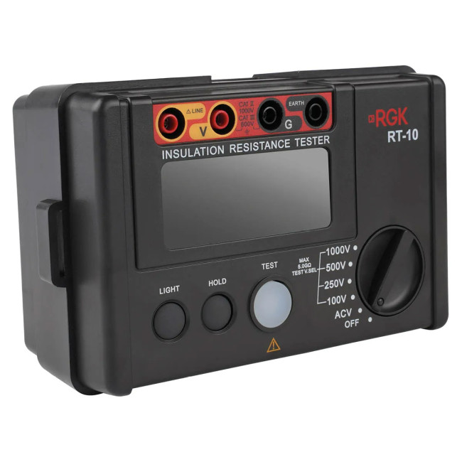 Цифровой мегаомметр RGK RT-10 с поверкой в Ижевске Цифровой мегаомметр RGK RT-10 с поверкой в Ижевске