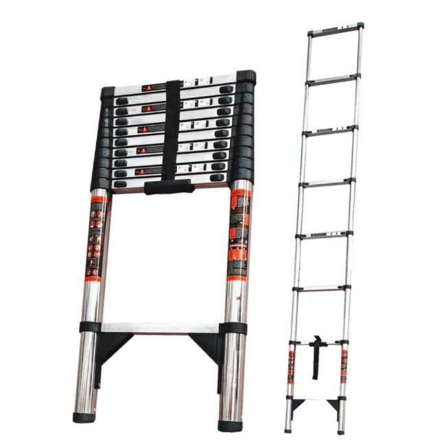 Лестница телескопическая 6,3м TM-1063СС (нержавеющая сталь) в Ижевске