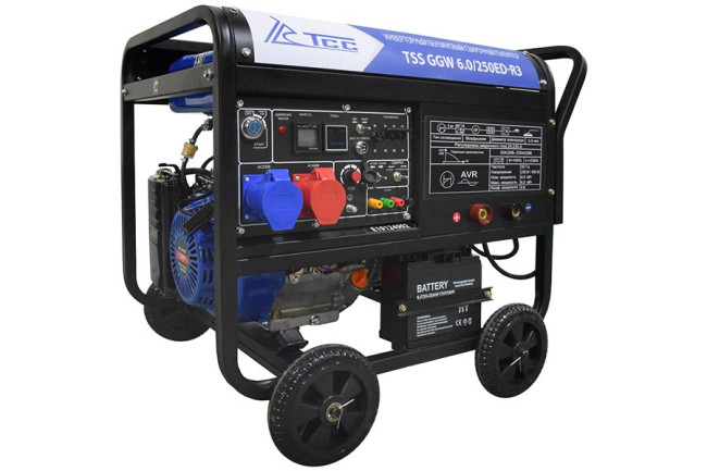 Инверторный бензиновый сварочный генератор TSS GGW 6.0/250ED-R3 в Ижевске