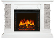 Каминокомплект Avignon - Белый / Сланец серый с очагом Vision 23 EF LED FX Каминокомплект Avignon - Белый / Сланец серый с очагом Vision 23 EF LED FX