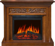 Каминокомплект Nottingham - Орех с очагом Jupiter FX New
