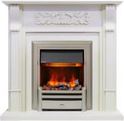 Каминокомплект Venice - Фактурный белый с очагом Chesford Каминокомплект Venice - Фактурный белый с очагом Chesford