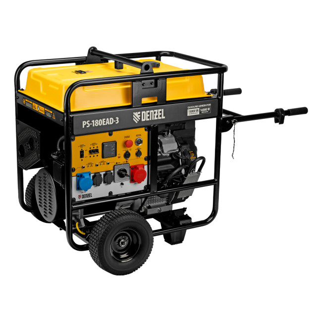 Генератор бензиновый PS-180EAD-3, 18 кВт,230/400 В, 65л, разъём ATS,перекл.режима,эл.старт Denzel в Ижевске