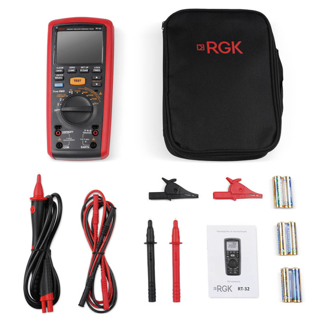 Цифровой мегаомметр RGK RT-32 с поверкой в Ижевске Цифровой мегаомметр RGK RT-32 с поверкой в Ижевске