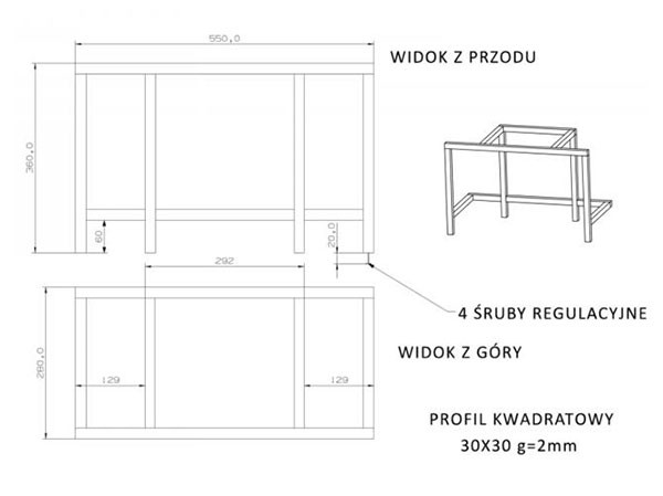 Подставка под каминные топки W16-W17 в Ижевске