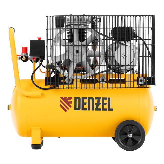 Компрессор воздушный BCI2300/50, ременный привод, 2.3 кВт, 50 литров, 400 л/мин Denzel в Ижевске