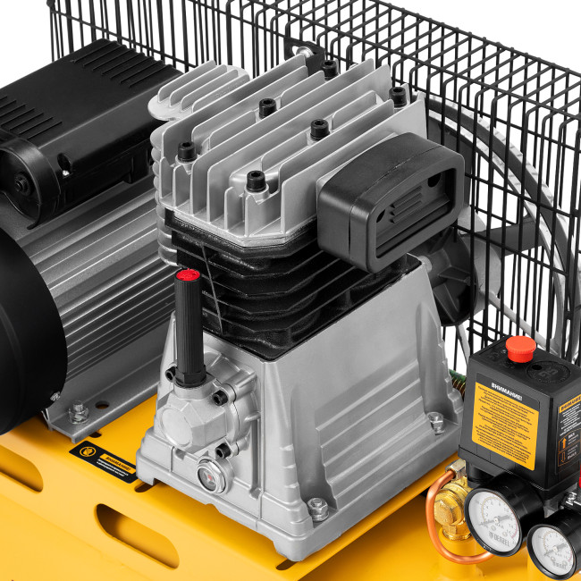 Компрессор воздушный BCI2300/50, ременный привод, 2.3 кВт, 50 литров, 400 л/мин Denzel в Ижевске