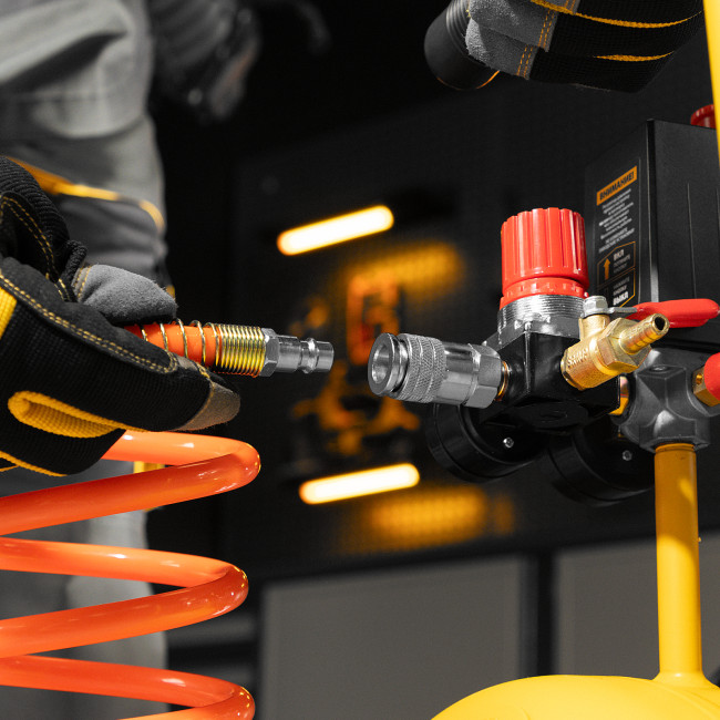 Компрессор воздушный BCI2300/50, ременный привод, 2.3 кВт, 50 литров, 400 л/мин Denzel в Ижевске