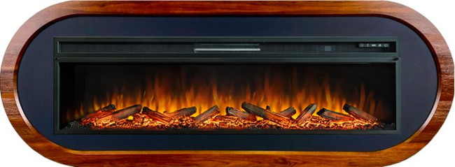 Каминокомплект Ellipse - Орех ноче с очагом Vision 60 LOG LED в Ижевске