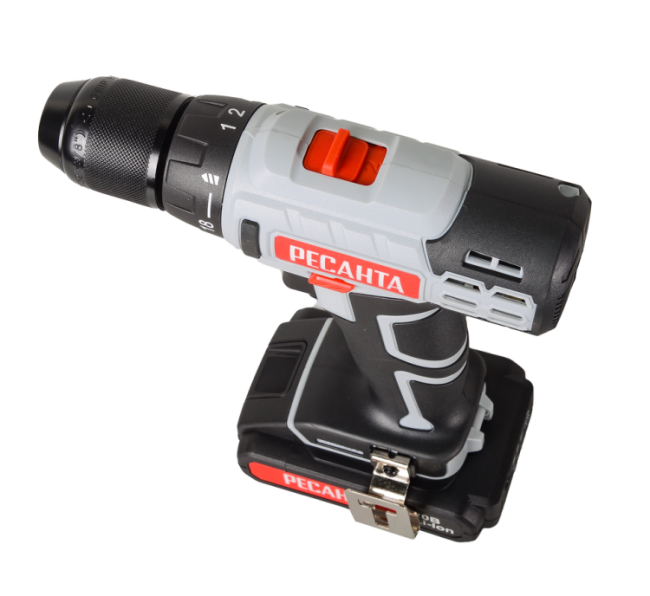 Дрель-шуруповерт аккумуляторная Ресанта ДА-20-2ЛК (2,0 А/ч) в Ижевске