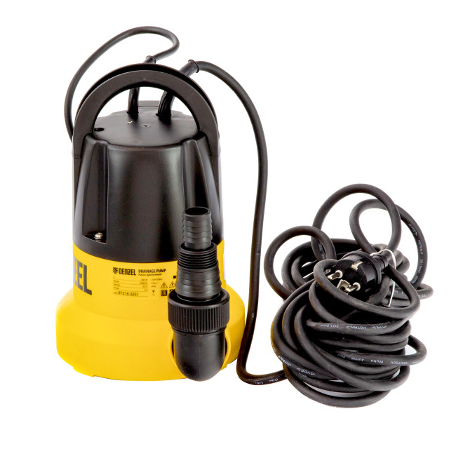 Дренажный насос DP500E, 500 Вт, подъем 7 м, 7000 л/ч Denzel в Ижевске Дренажный насос DP500E, 500 Вт, подъем 7 м, 7000 л/ч Denzel в Ижевске